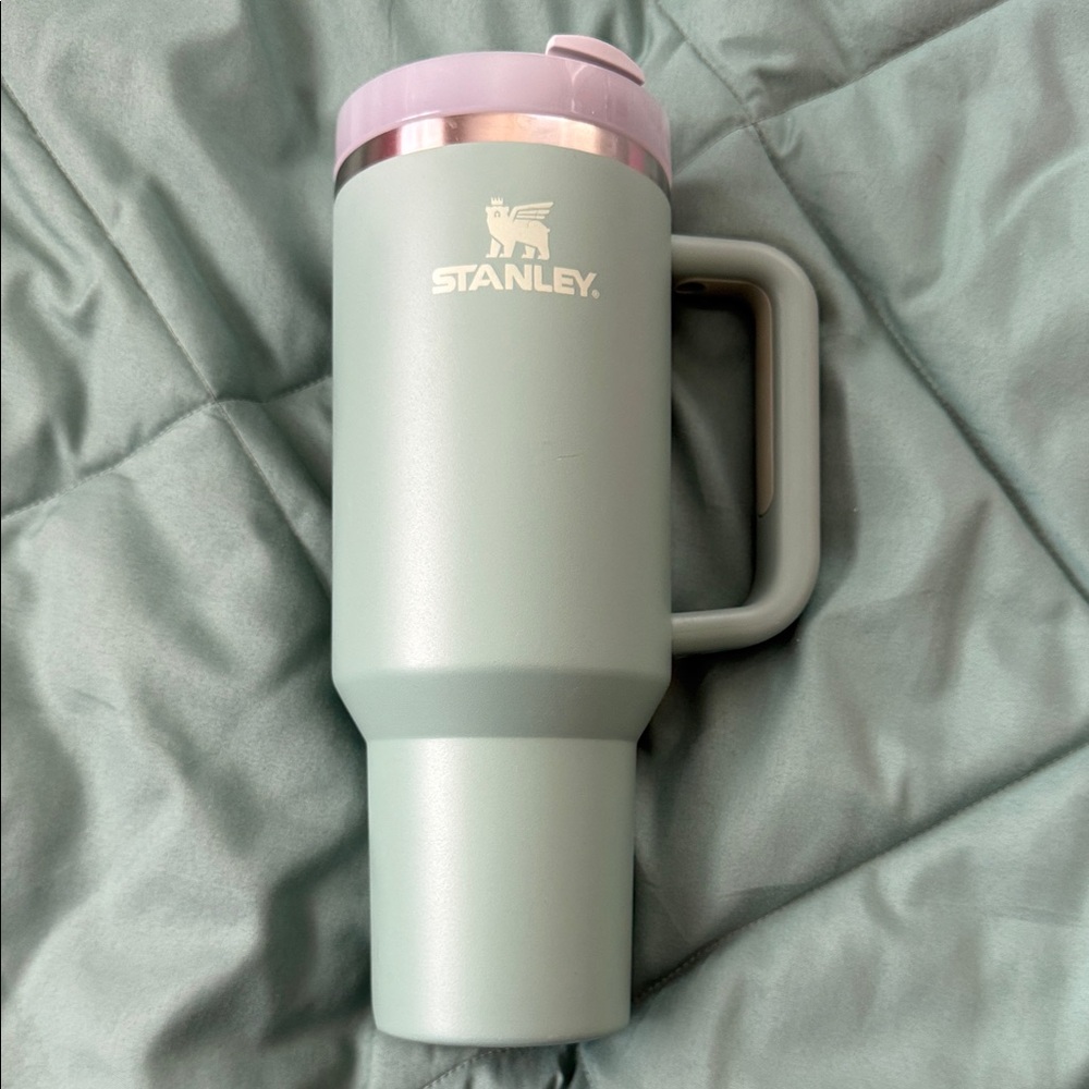 Stanley Mint Green Travel Mug with Handle